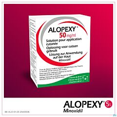 Alopexy 50mg/ml (5%) Minoxidil 3x 60ml