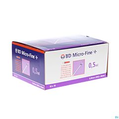 BD Microfine+ Insulinespuit Demi 0,3ml 30g 8mm 10 Stuks