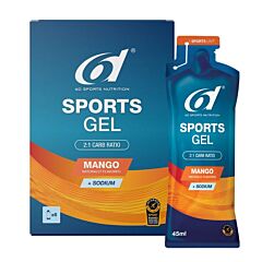 6D Sports Gel Mango - 6x45ml