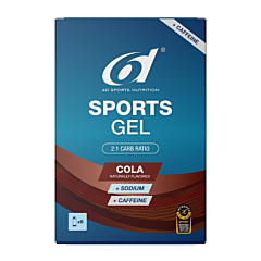 6D Sports Gel Cola + Caffeine - 6x45ml