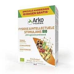 Arkofluides Fysieke & Intellectuele Stimulans BIO - 20+10 GRATIS Ampullen