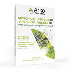 Arkofluides BIO Artisjok-Venkel 20 Ampullen