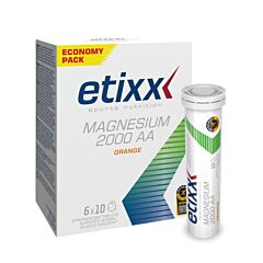 Etixx Magnesium 2000 Aa Orange -  6x10 Bruistabletten