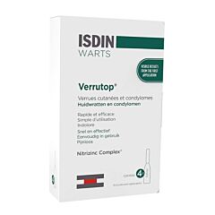 Isdin Verrutop Behandeling Wratten 4x0,1ml Ampullen