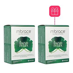 Mbrace Focus & Relax Promo Duopack 1+1 Gratis - 2x60 Tabletten