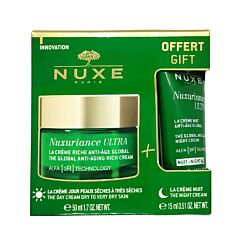 Nuxe Nuxuriance Ultra Globale Rijke Anti-Aging Crème - 50ml + GRATIS Nuxuriance Ultra Nachtcrème - 15ml