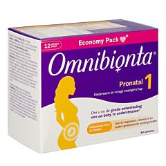 Omnibionta Pronatal 1 - Kinderwens en Vroege Zwangerschap - 84 Tabletten