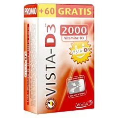 Vista-D3 2000 - PROMO 120+60 Smelttabletten GRATIS