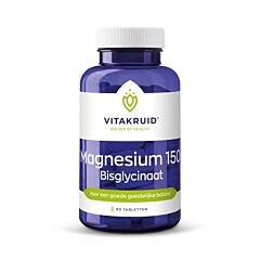 Vitakruid Magnesium 150 Bisglycinaat - 90 Tabletten