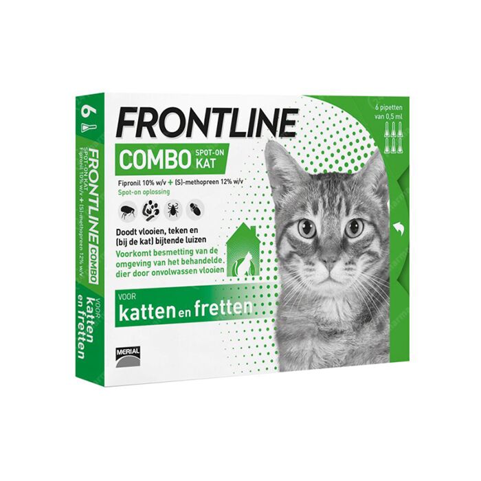 Uitpakken krab Wereldwijd Frontline Combo Line Kat Vlooien/ Teken 6x0,5ml online Bestellen / Kopen