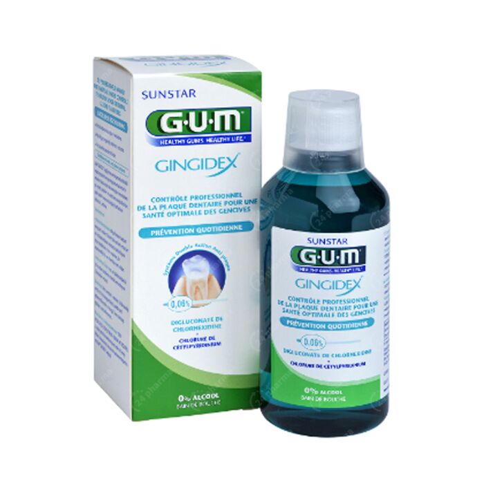 Gum Gingidex 0,06% Chloorhexidine Mondspoeling Bestellen / Kopen