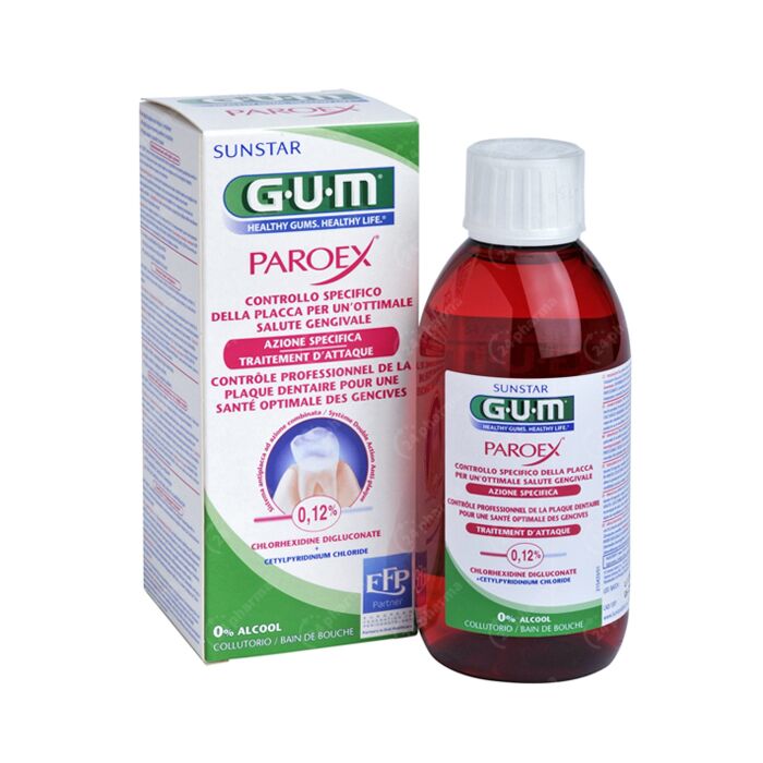 Gum Paroex Mondspoeling 0,12% Chloorhexidine 300ml online Bestellen