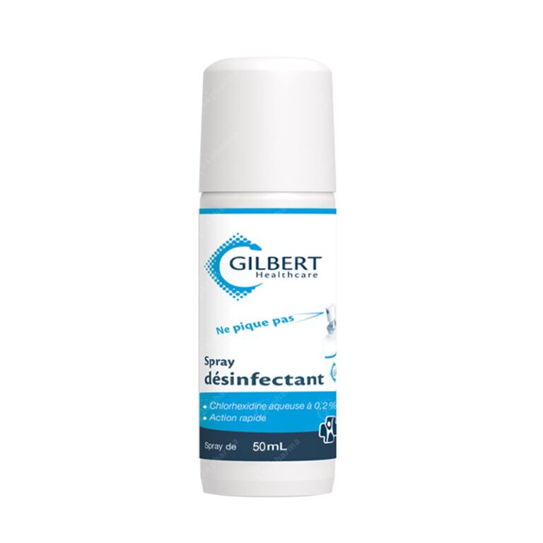Gilbert Ontsmettende Spray Chloorhexidine 0,2% Kopen