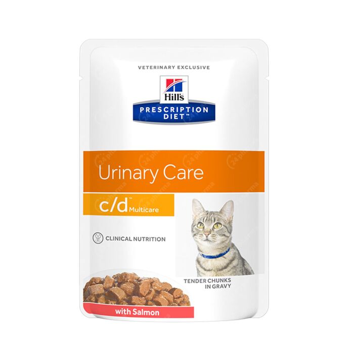 Hills Prescription Diet Urinary Care C/D Kattenvoer Zalm Maaltijdzakje online Bestellen / Kopen