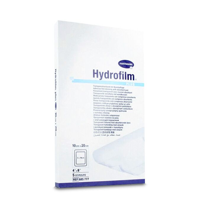 Hydrofilm Plus Transparant Wondverband - 10cmx20cm - 5 Stuks Online Bestellen Kopen